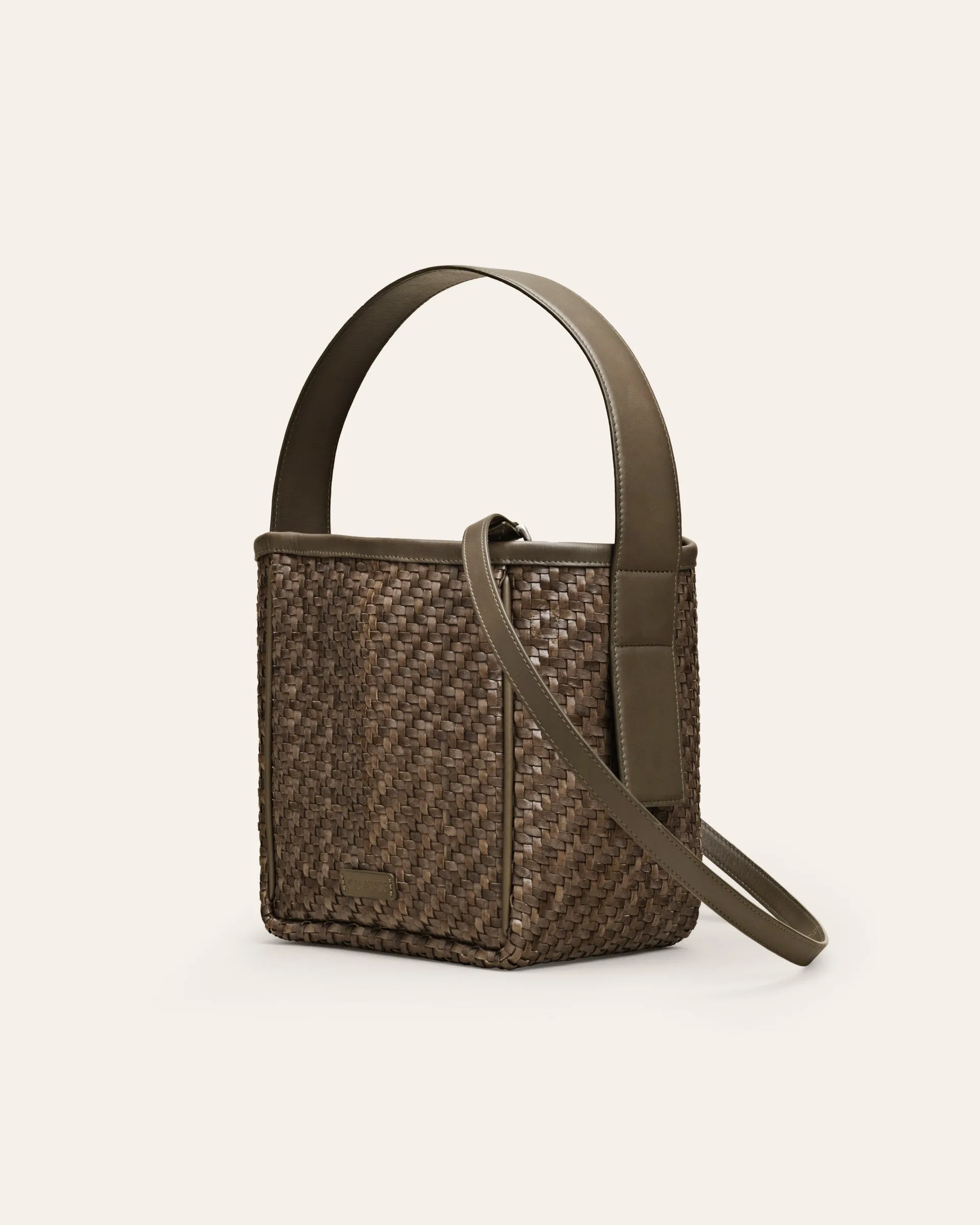 IWA MINI Kombu Green Twill Shoulder bag
