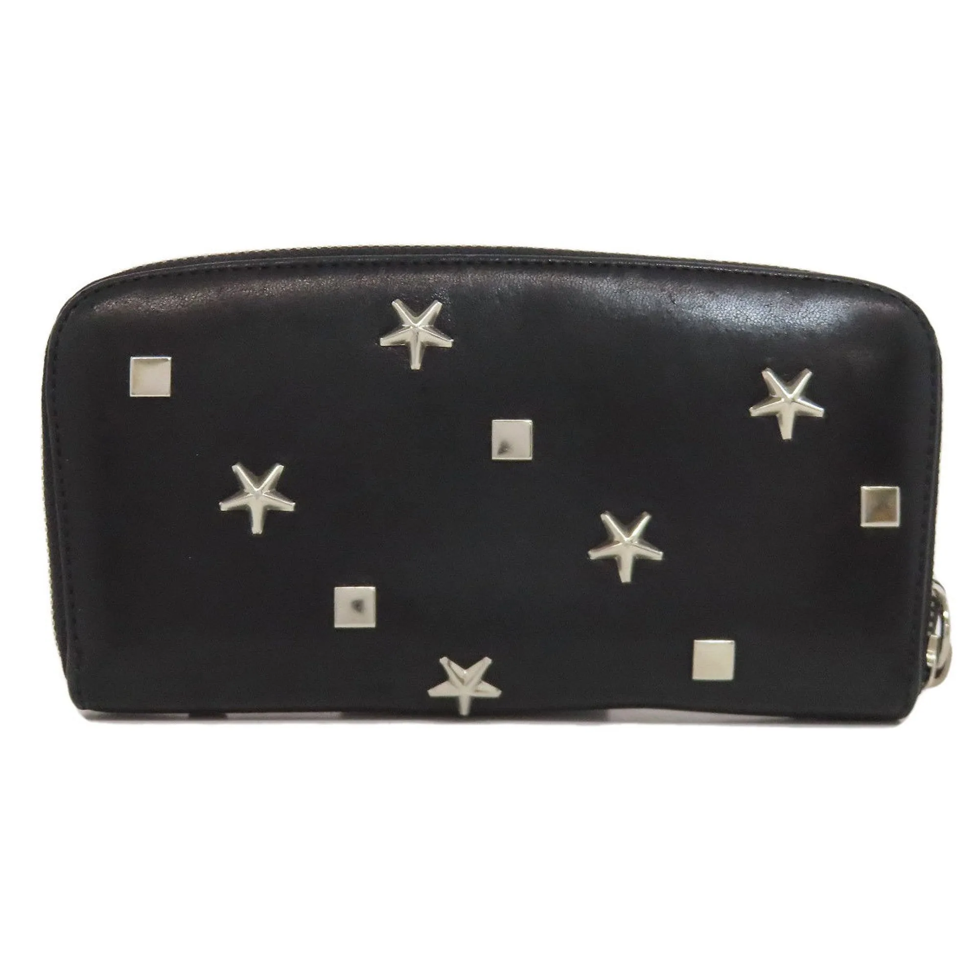 Jimmy Choo Leather Long Wallet (Bi-Fold) (Pre-Owned)