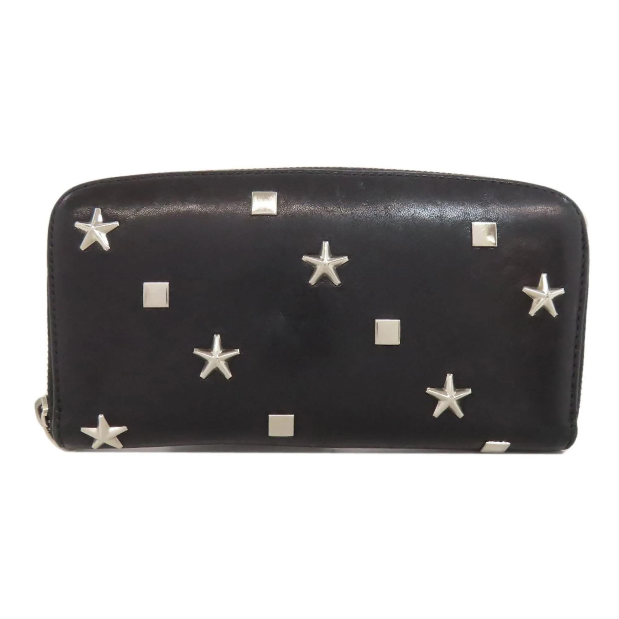 Jimmy Choo Leather Long Wallet (Bi-Fold) (Pre-Owned)