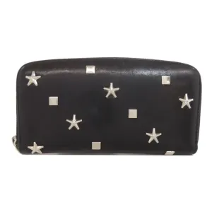 Jimmy Choo Leather Long Wallet (Bi-Fold) (Pre-Owned)