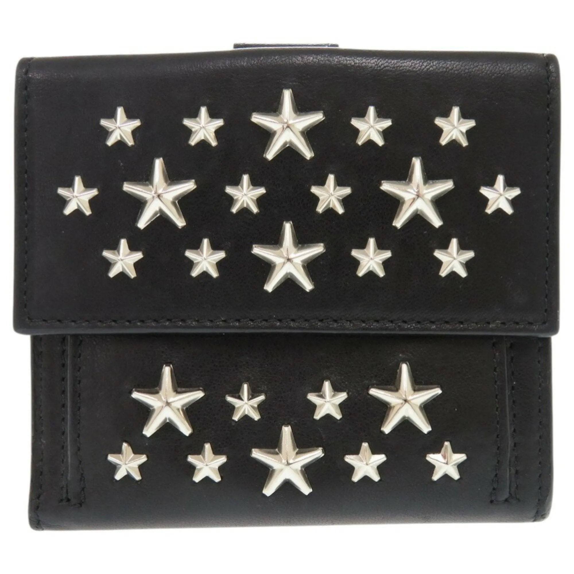 Jimmy Choo Leather Wallet (Bi-Fold) (Pre-Owned)