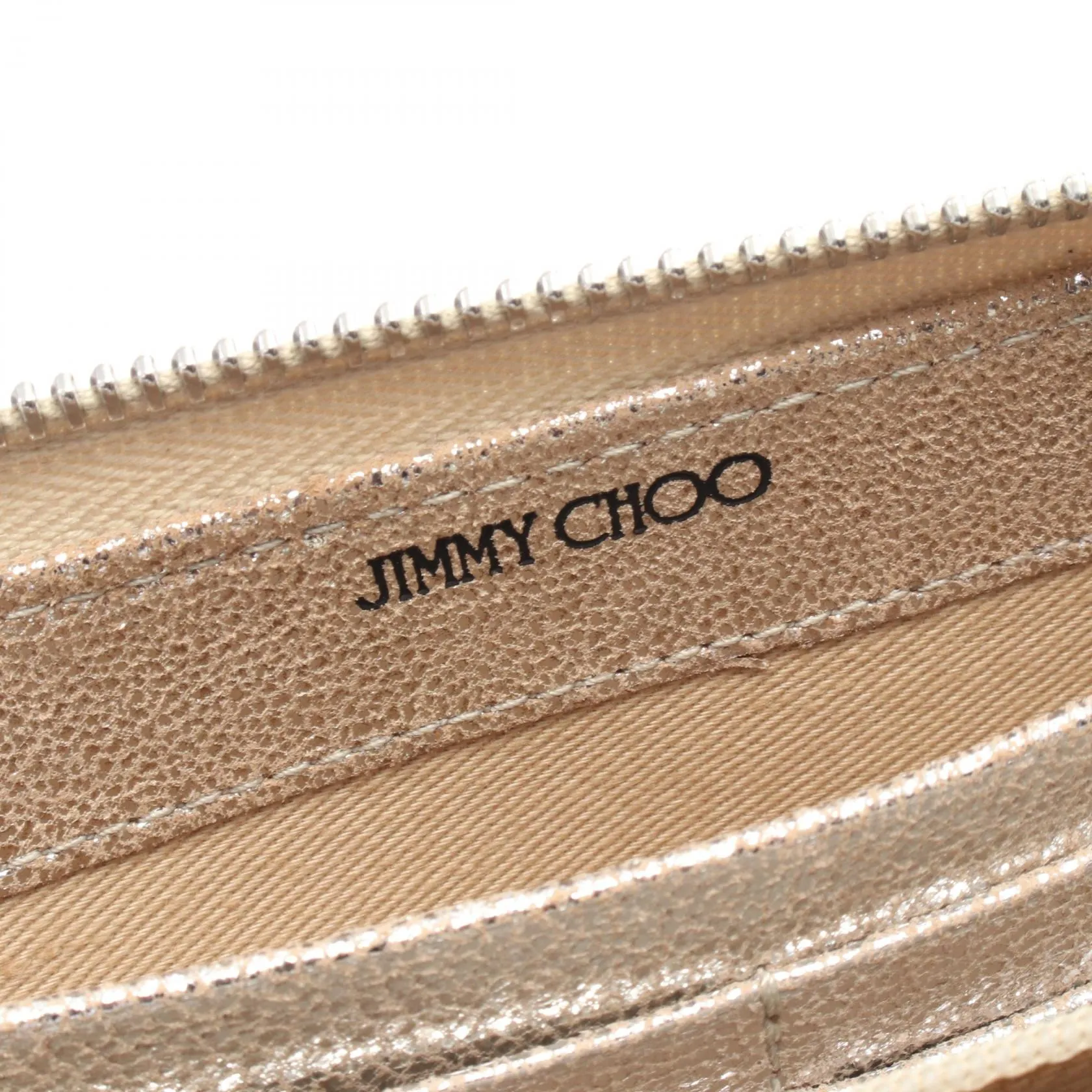 Jimmy Choo Star Studs Leather Long Wallet