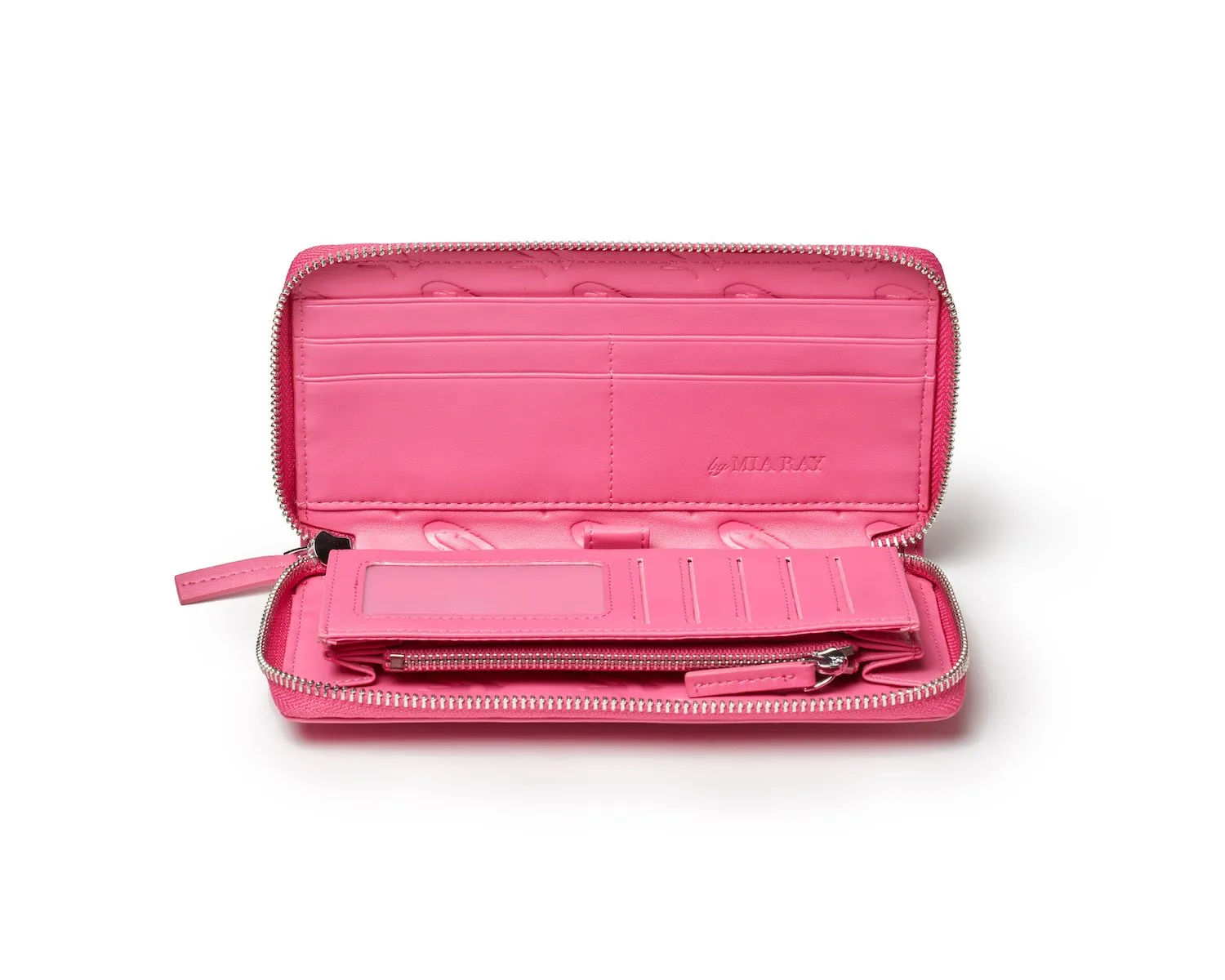 JUMBO MONOGRAM WALLET - HOT PINK