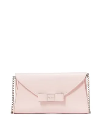 Kate Spade New York Morgan Bow Embellished Patent Leather Envelope Flap Crossbody