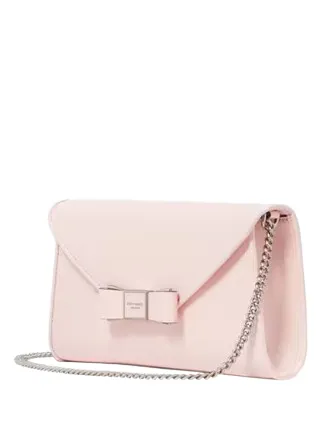 Kate Spade New York Morgan Bow Embellished Patent Leather Envelope Flap Crossbody