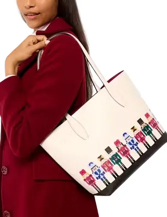 Kate Spade New York Oh What Fun Nutcracker Small Tote