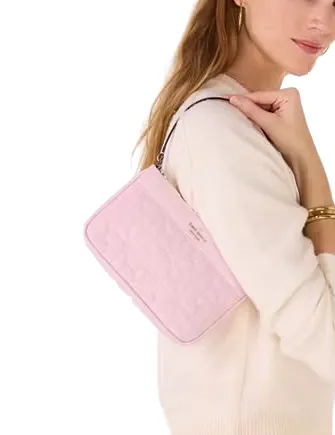 Kate Spade New York Spade Flower Quilted Nylon Convertible Wristlet