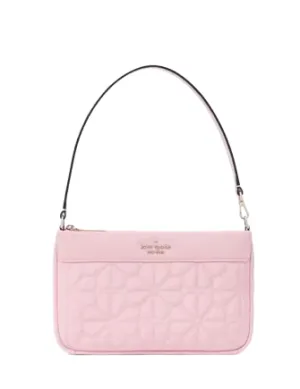 Kate Spade New York Spade Flower Quilted Nylon Convertible Wristlet