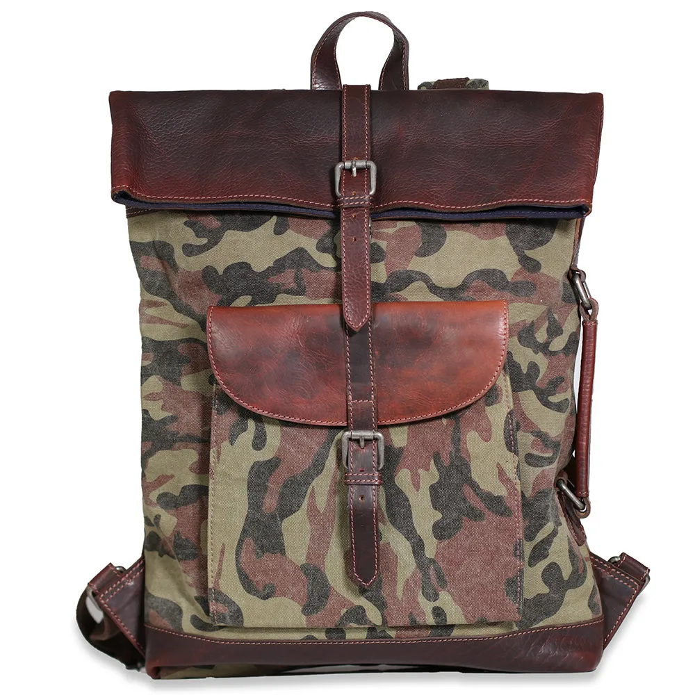 Large Carry-on Canvas Backpack Sample