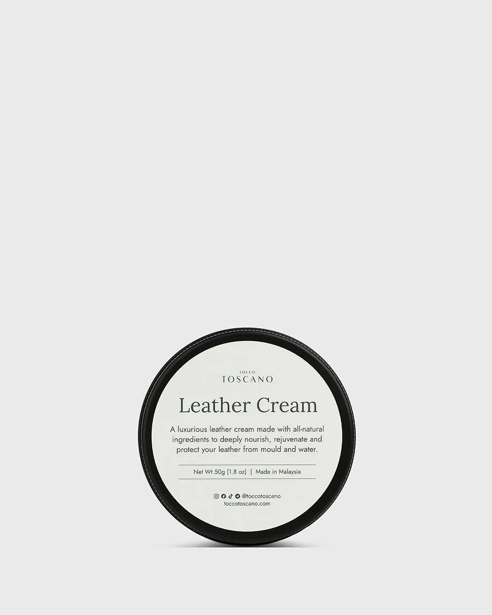 Leather Cream Twin Bundle