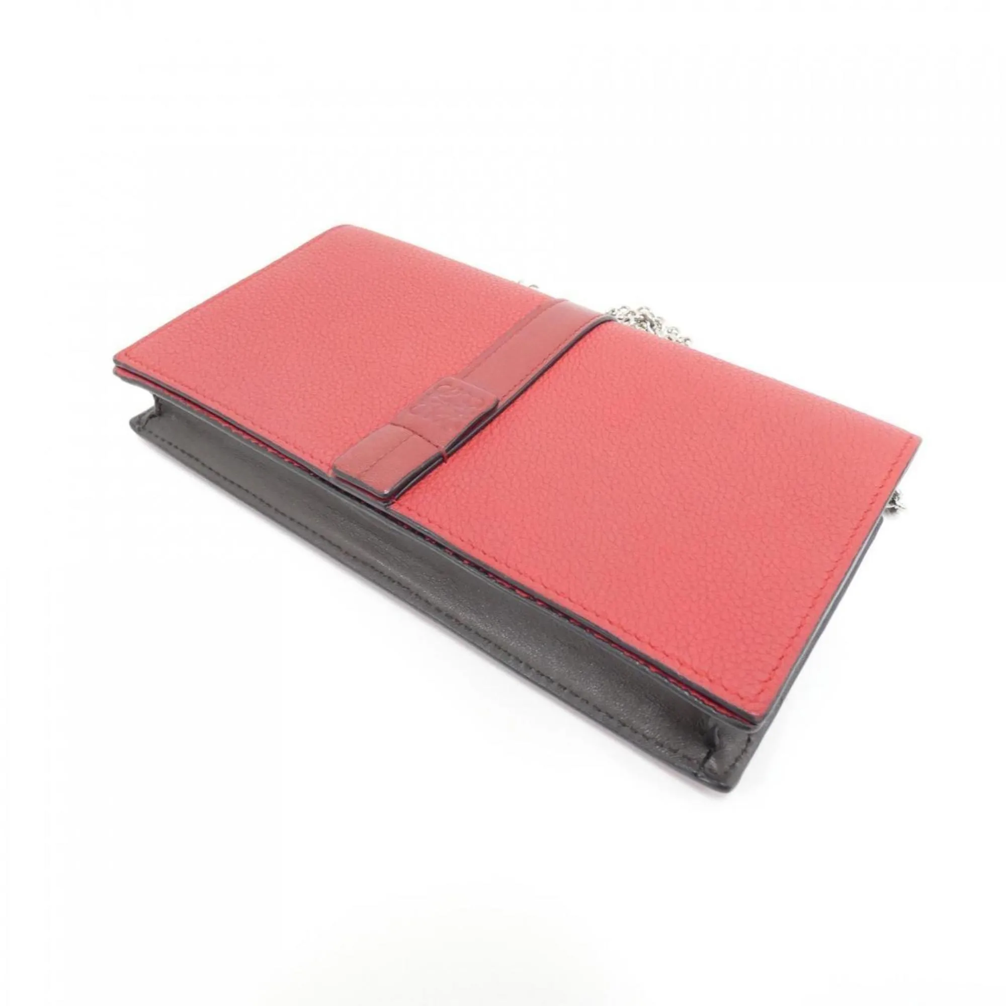 Loewe Leather Chain/Shoulder Wallet (Pre-Owned)