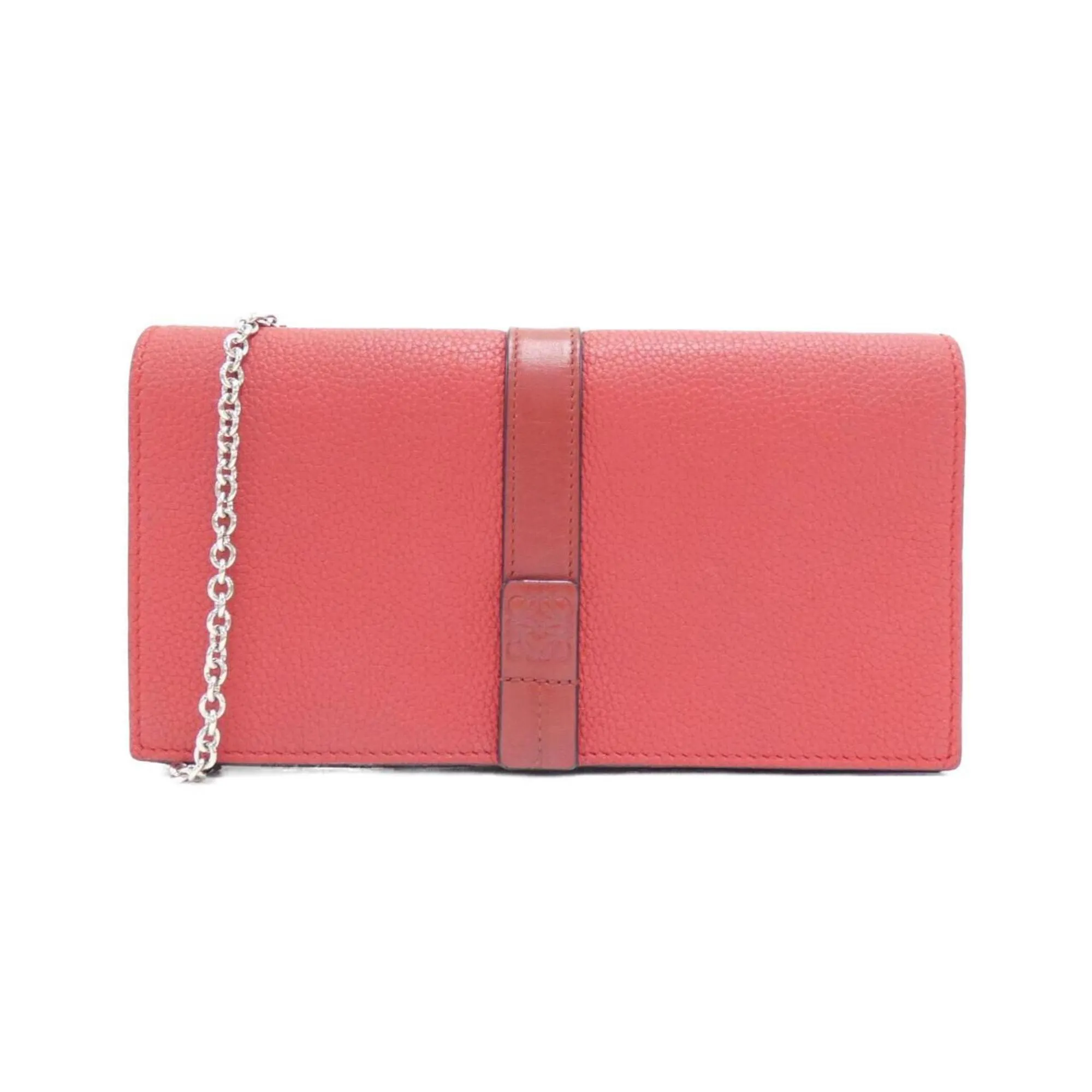 Loewe Leather Chain/Shoulder Wallet (Pre-Owned)