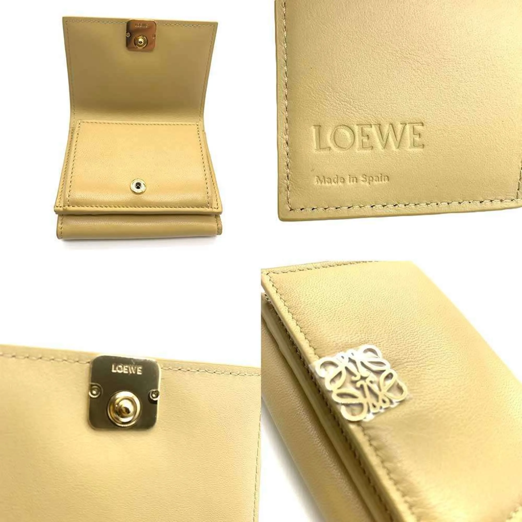 Loewe Leather Wallet (Tri-Fold) (Pre-Owned)