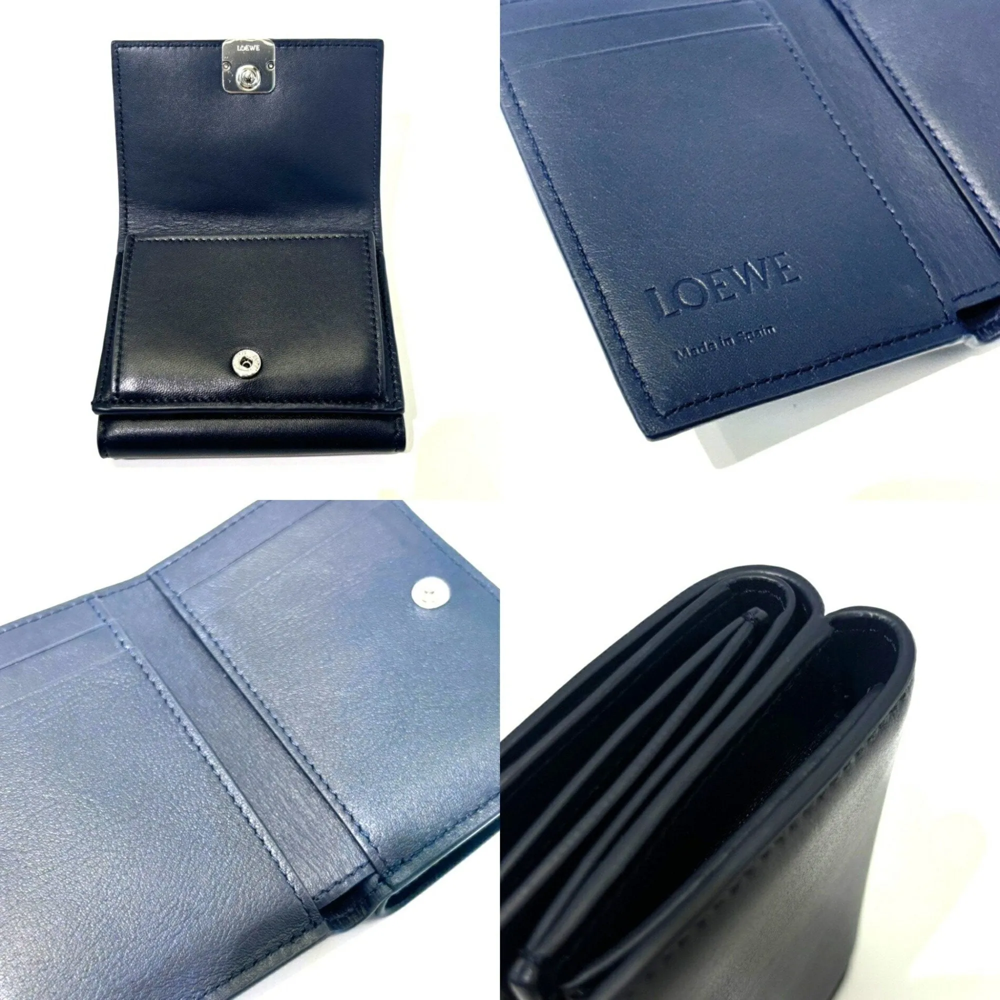 Loewe Leather Wallet (Tri-Fold) (Pre-Owned)