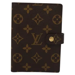 Louis Vuitton Agenda Cover Canvas Wallet (Pre-Owned)