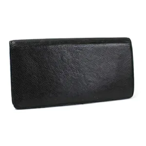 Louis Vuitton Ardoise Leather Long Wallet (Bi-Fold) (Pre-Owned)