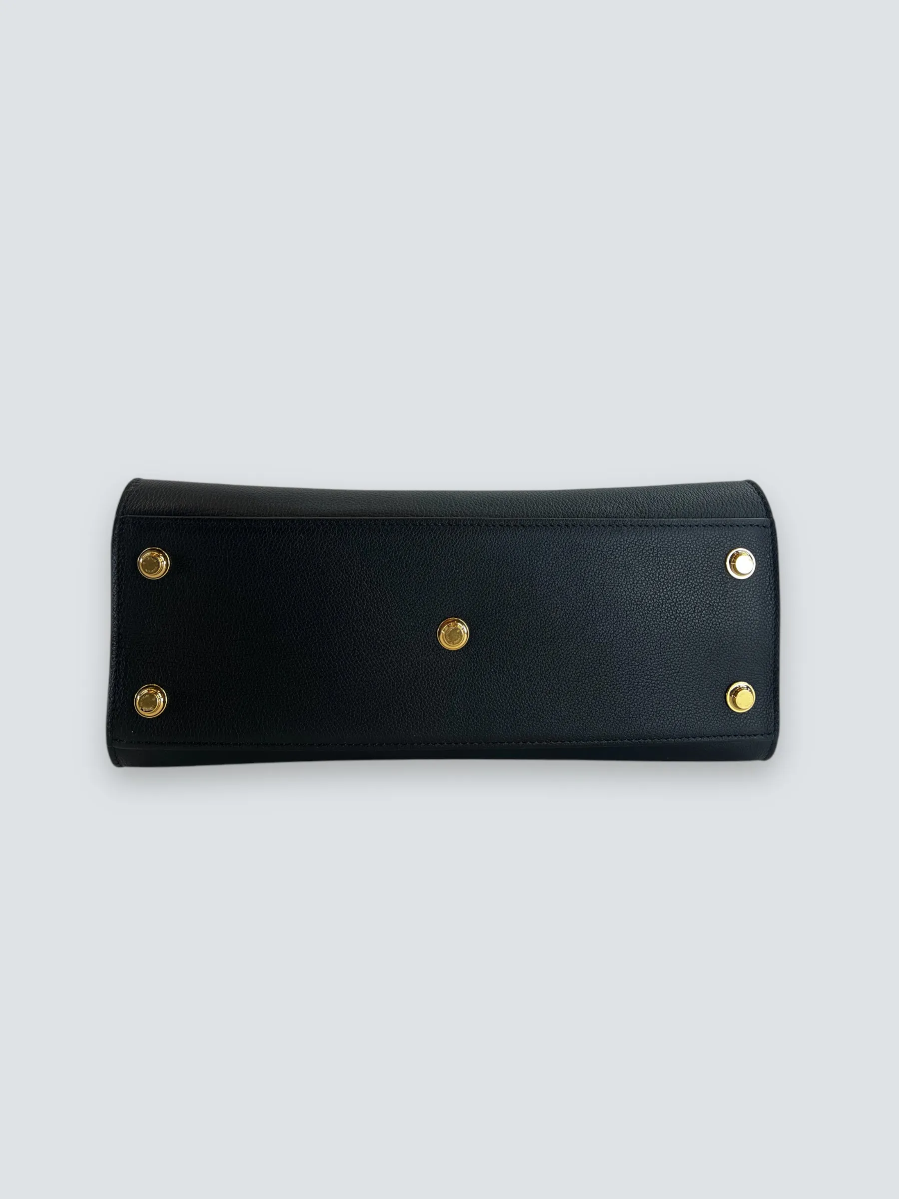 Louis Vuitton Black Leather "On My Side" GM Tote