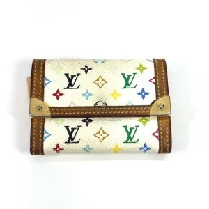 Louis Vuitton Blanc  Monogram colore Canvas Coin Purse/Coin Case (Pre-Owned)