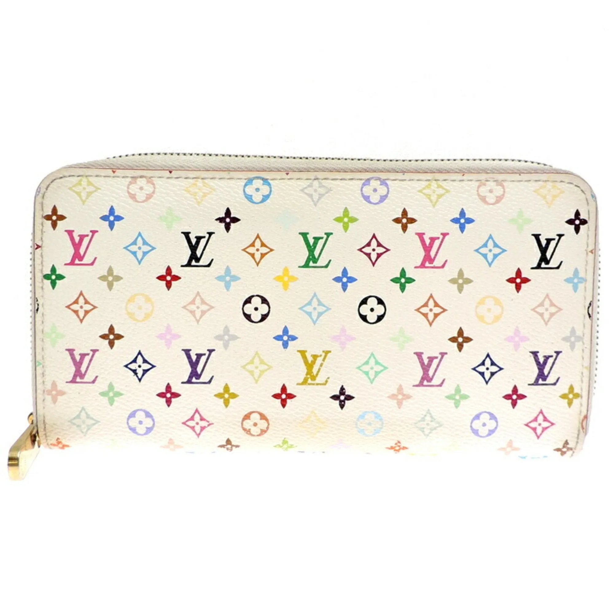Louis Vuitton Blanc Monogram colore Long Wallet (Bi-Fold) (Pre-Owned)