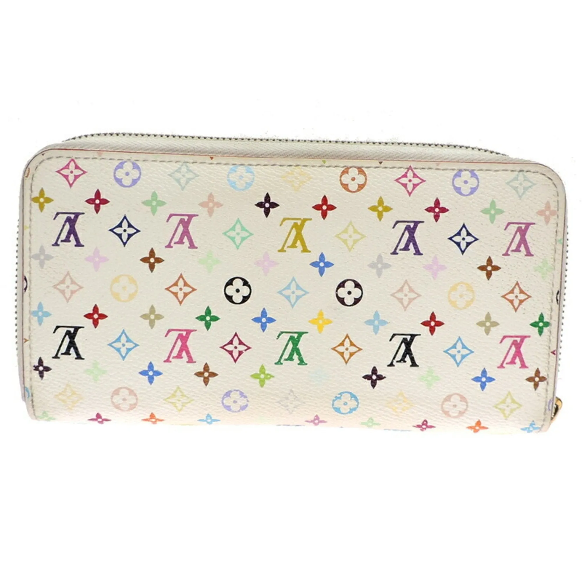 Louis Vuitton Blanc Monogram colore Long Wallet (Bi-Fold) (Pre-Owned)