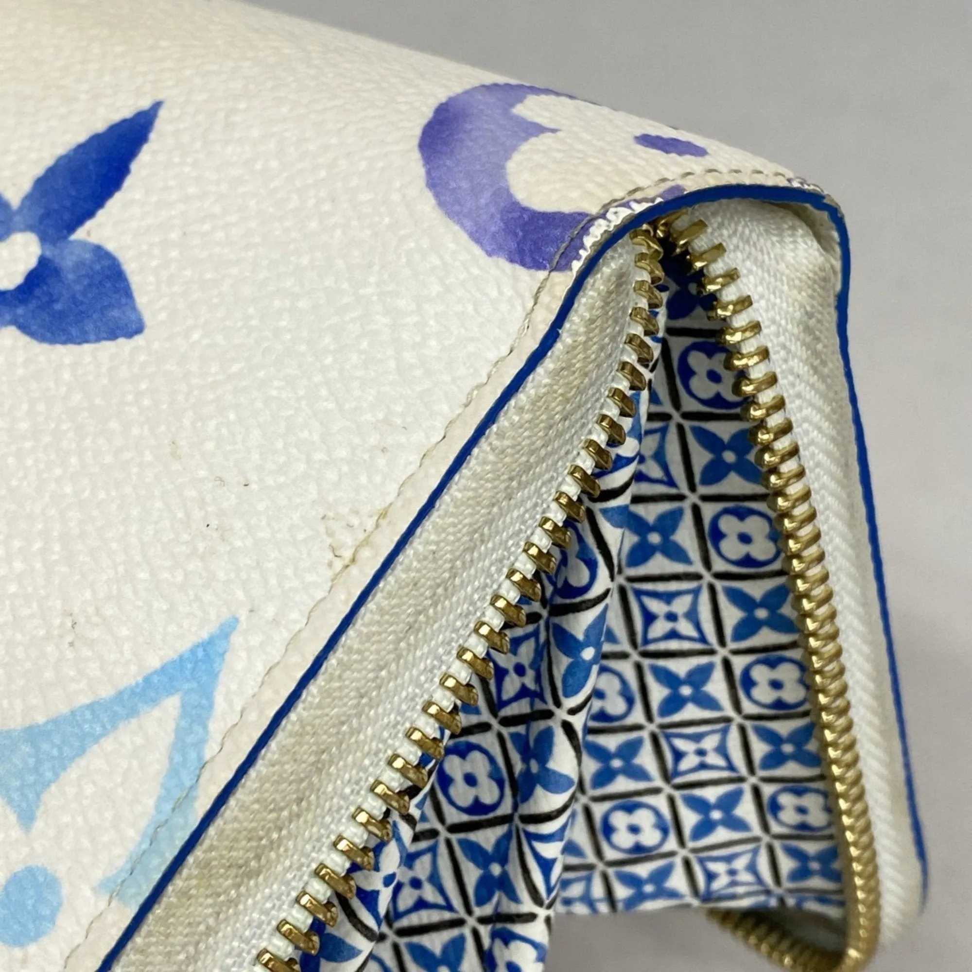 Louis Vuitton blue Long Wallet (Bi-Fold) (Pre-Owned)