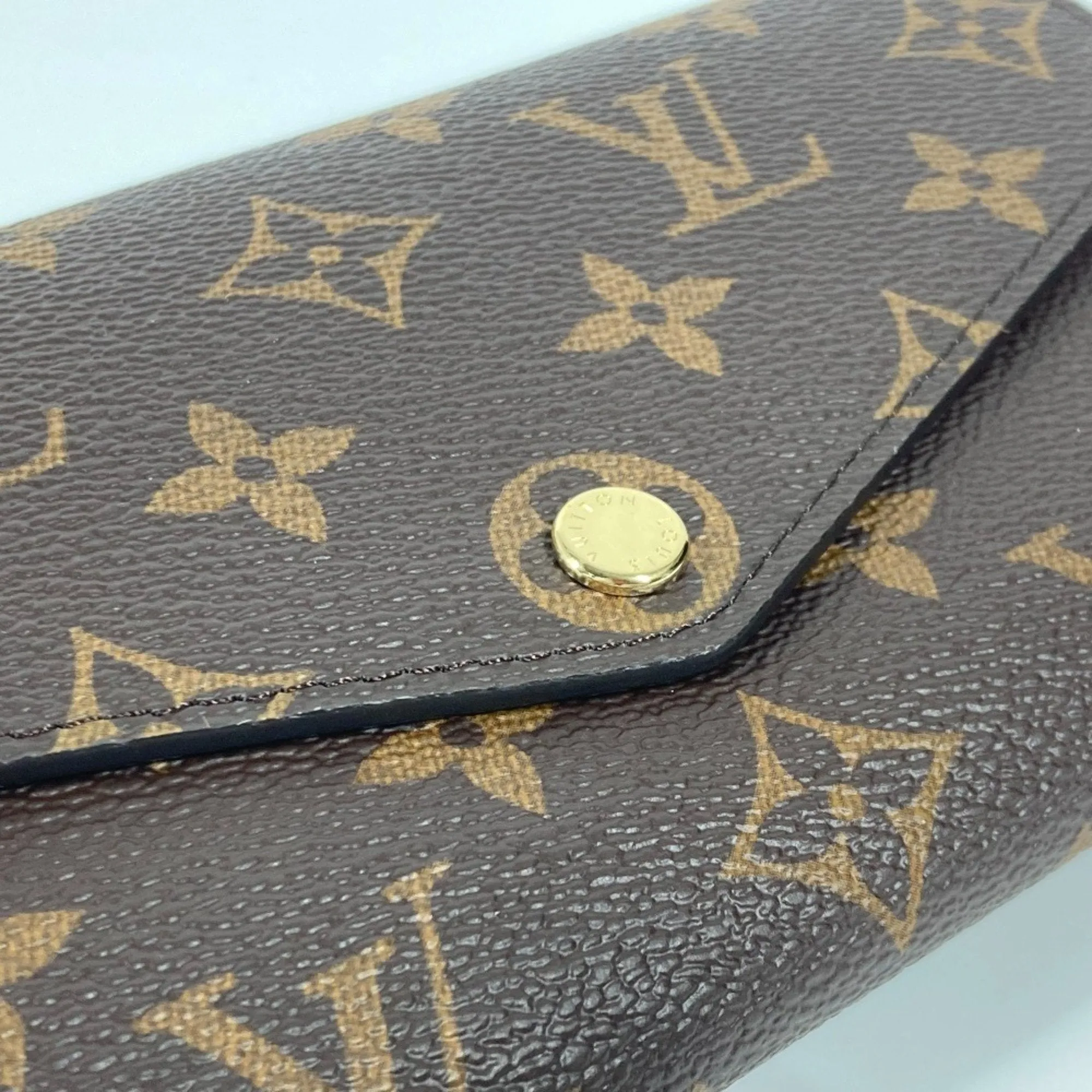 Louis Vuitton blue Monogram Long Wallet (Bi-Fold) (Pre-Owned)
