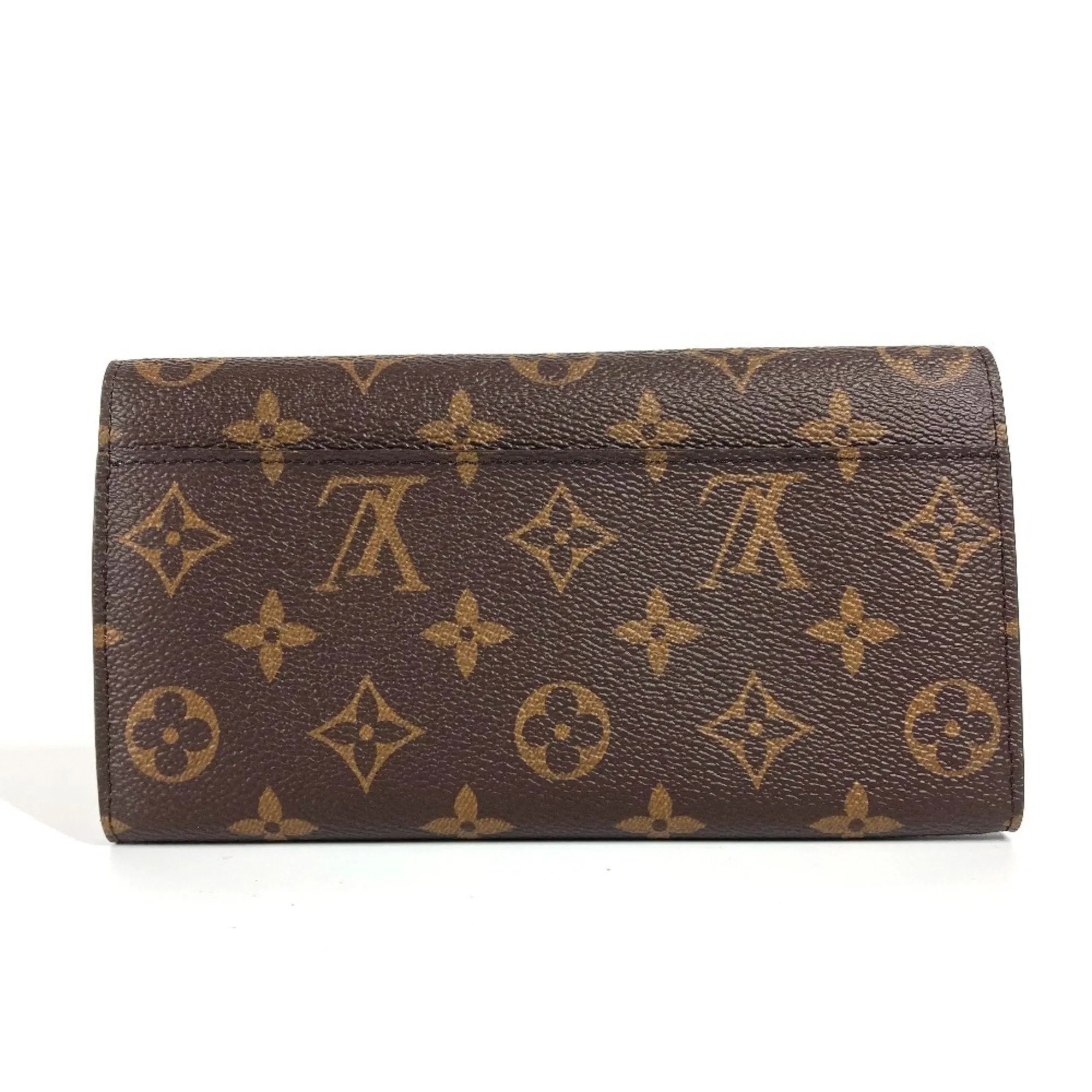 Louis Vuitton blue Monogram Long Wallet (Bi-Fold) (Pre-Owned)