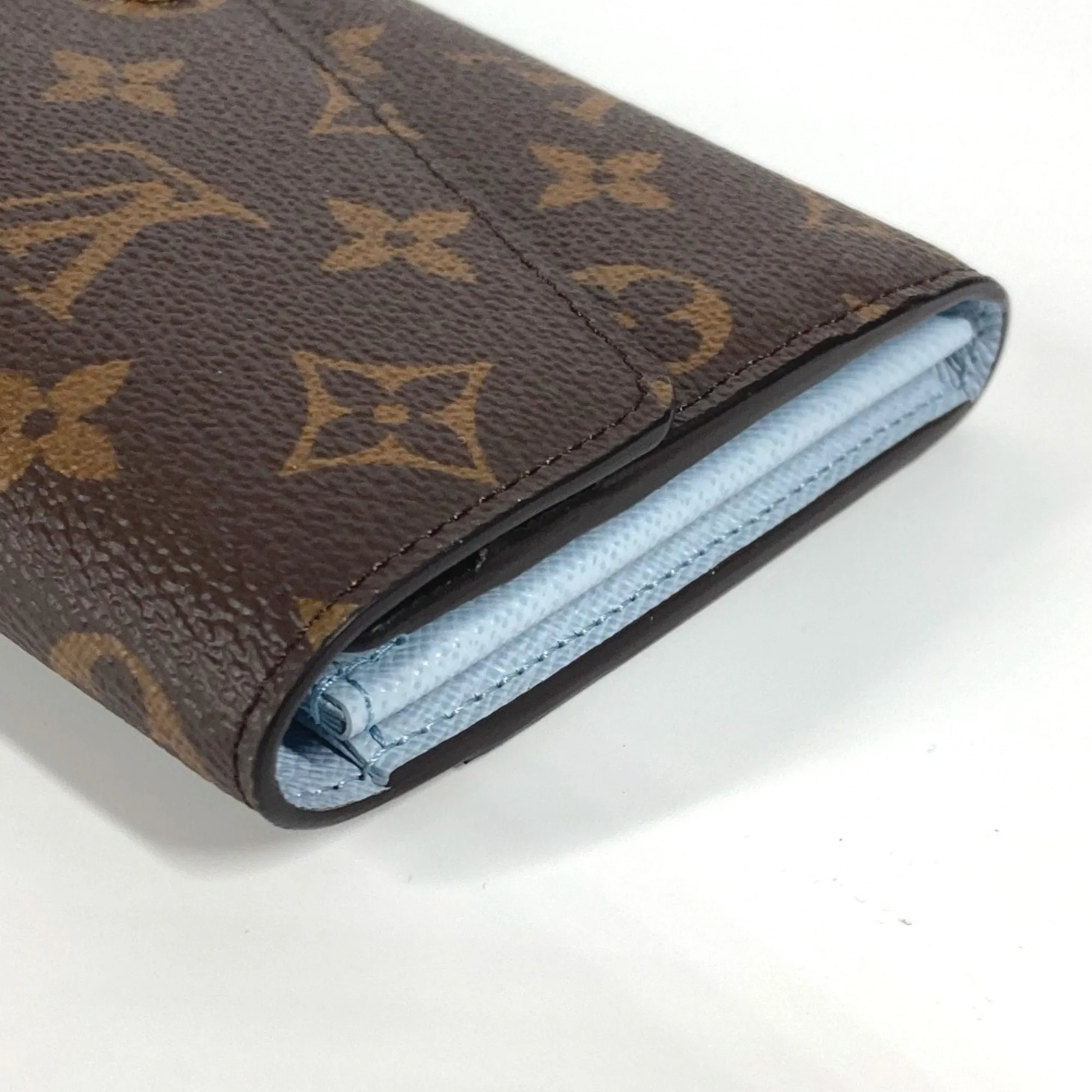 Louis Vuitton blue Monogram Long Wallet (Bi-Fold) (Pre-Owned)