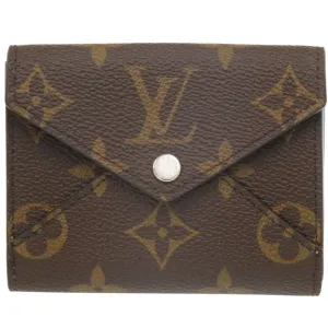 Louis Vuitton blue Monogram Monogram Leather Wallet (Tri-Fold) (Pre-Owned)