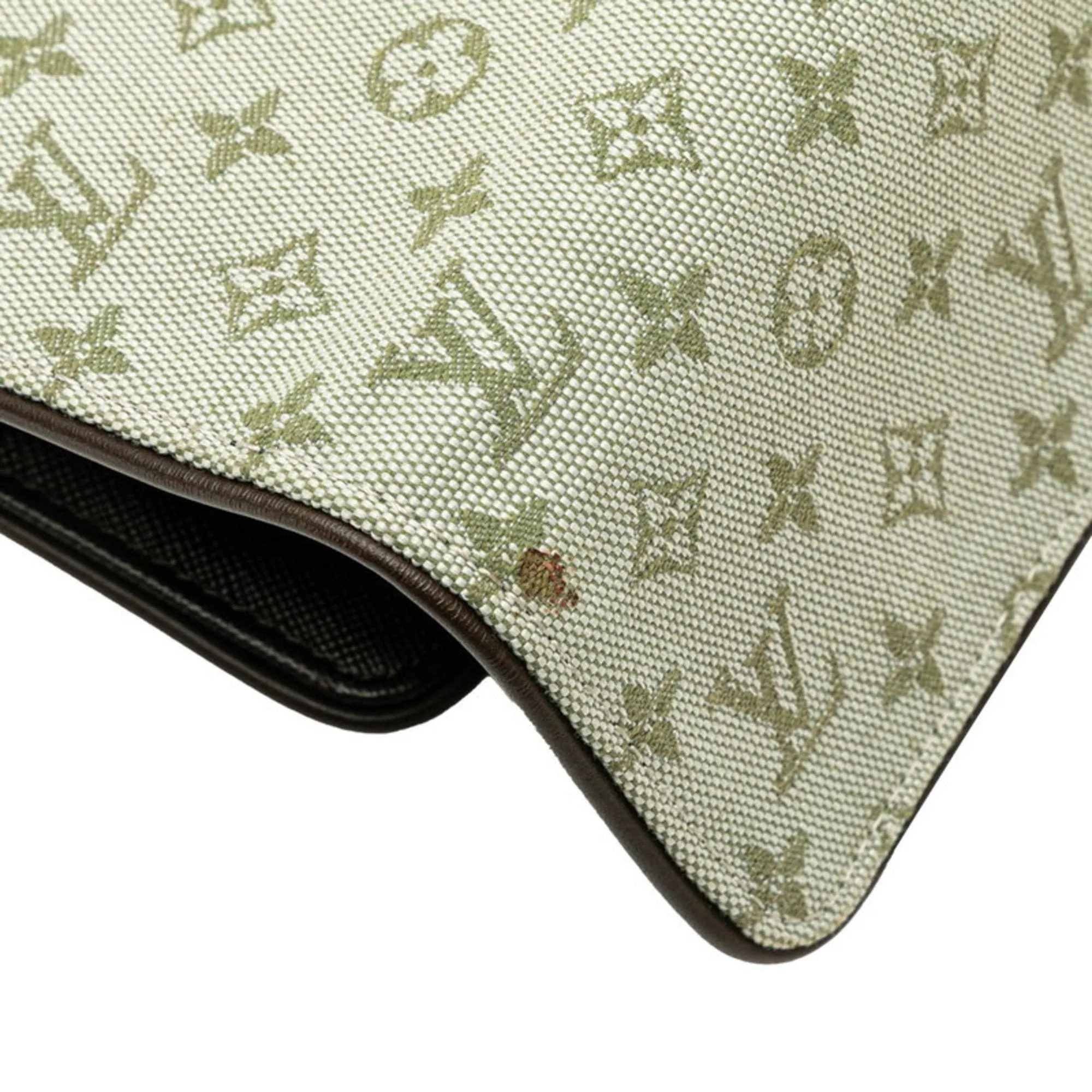 Louis Vuitton  Canvas Leather Long Wallet (Bi-Fold) (Pre-Owned)