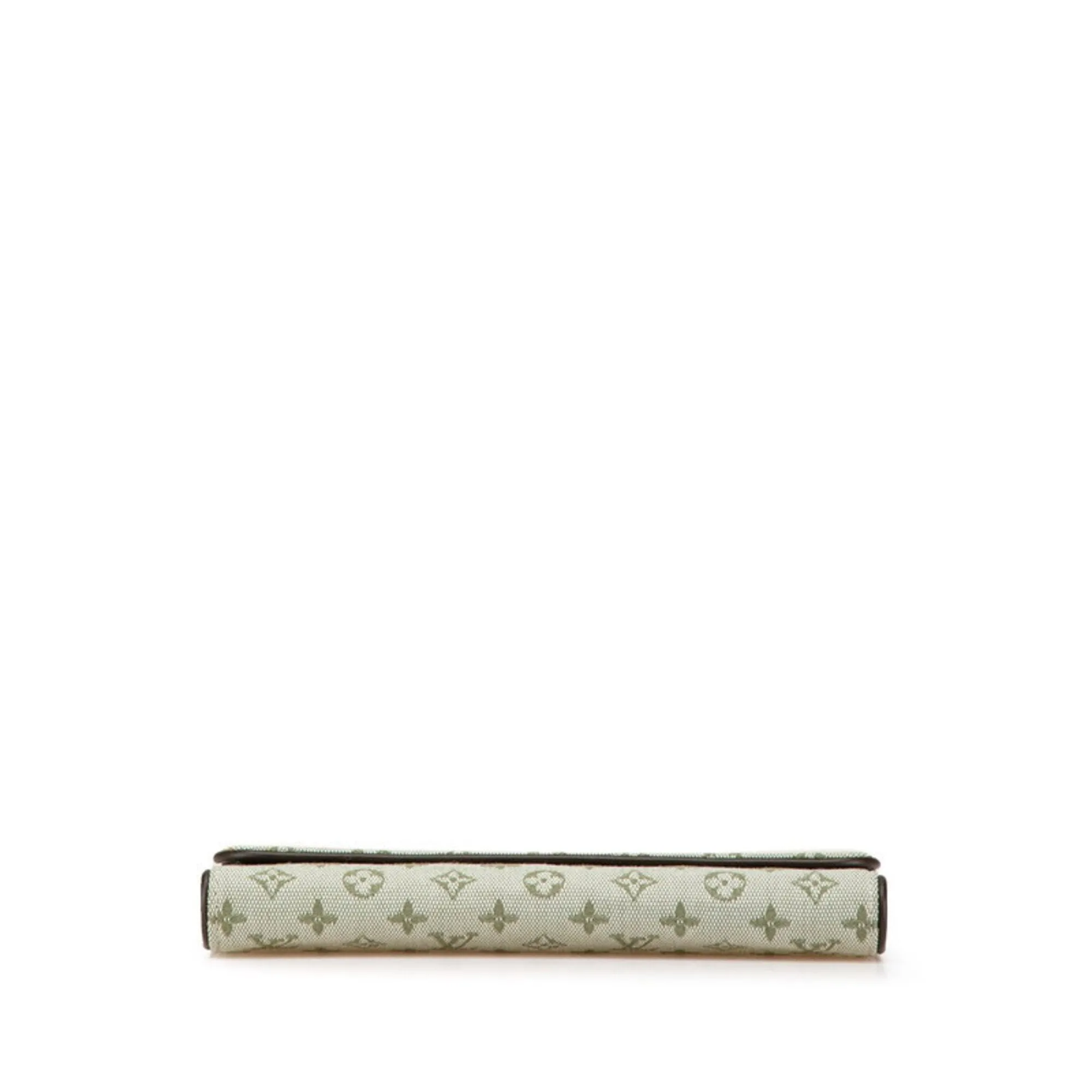 Louis Vuitton  Canvas Leather Long Wallet (Bi-Fold) (Pre-Owned)