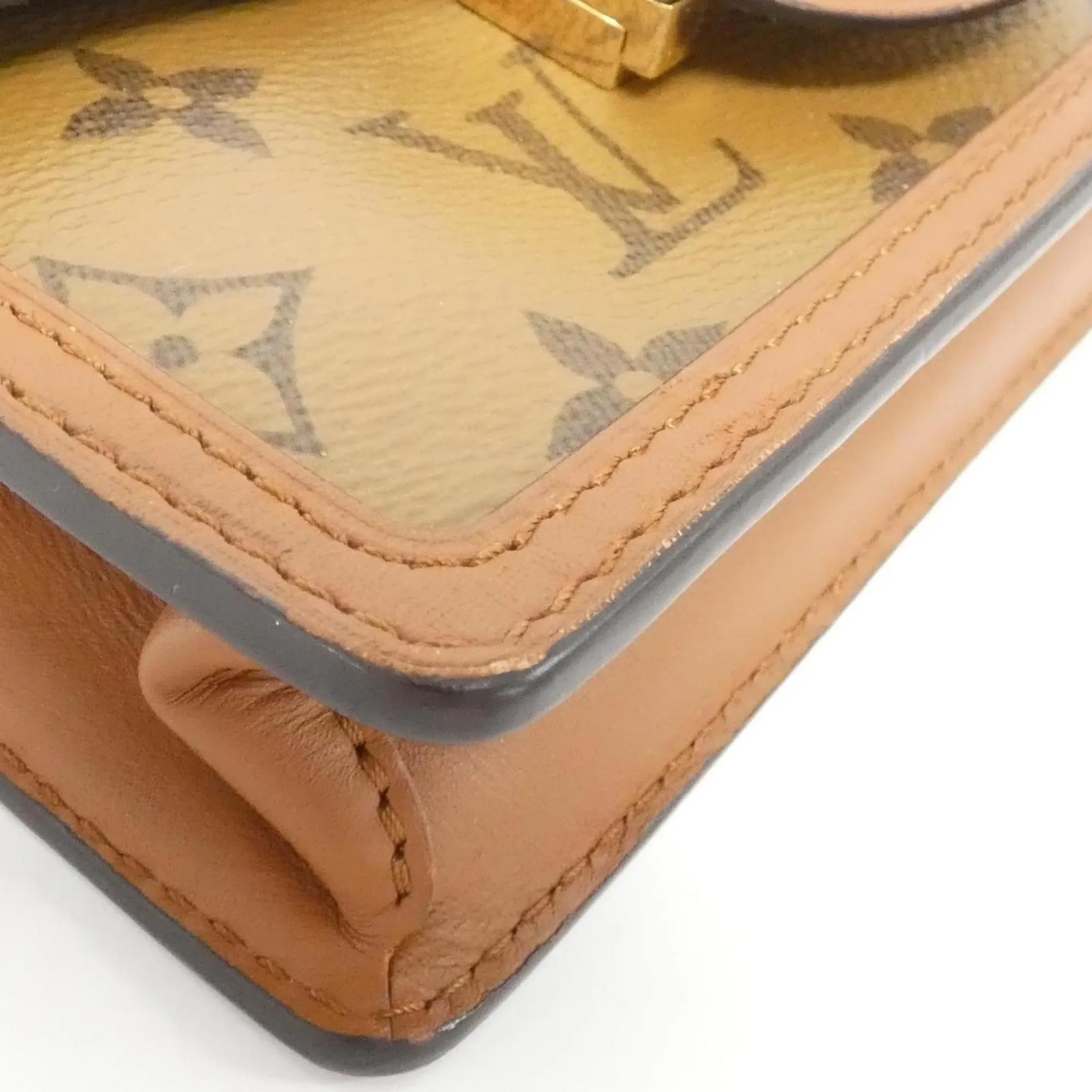 Louis Vuitton Coated Canvas Chain/Shoulder Wallet (Pre-Owned)