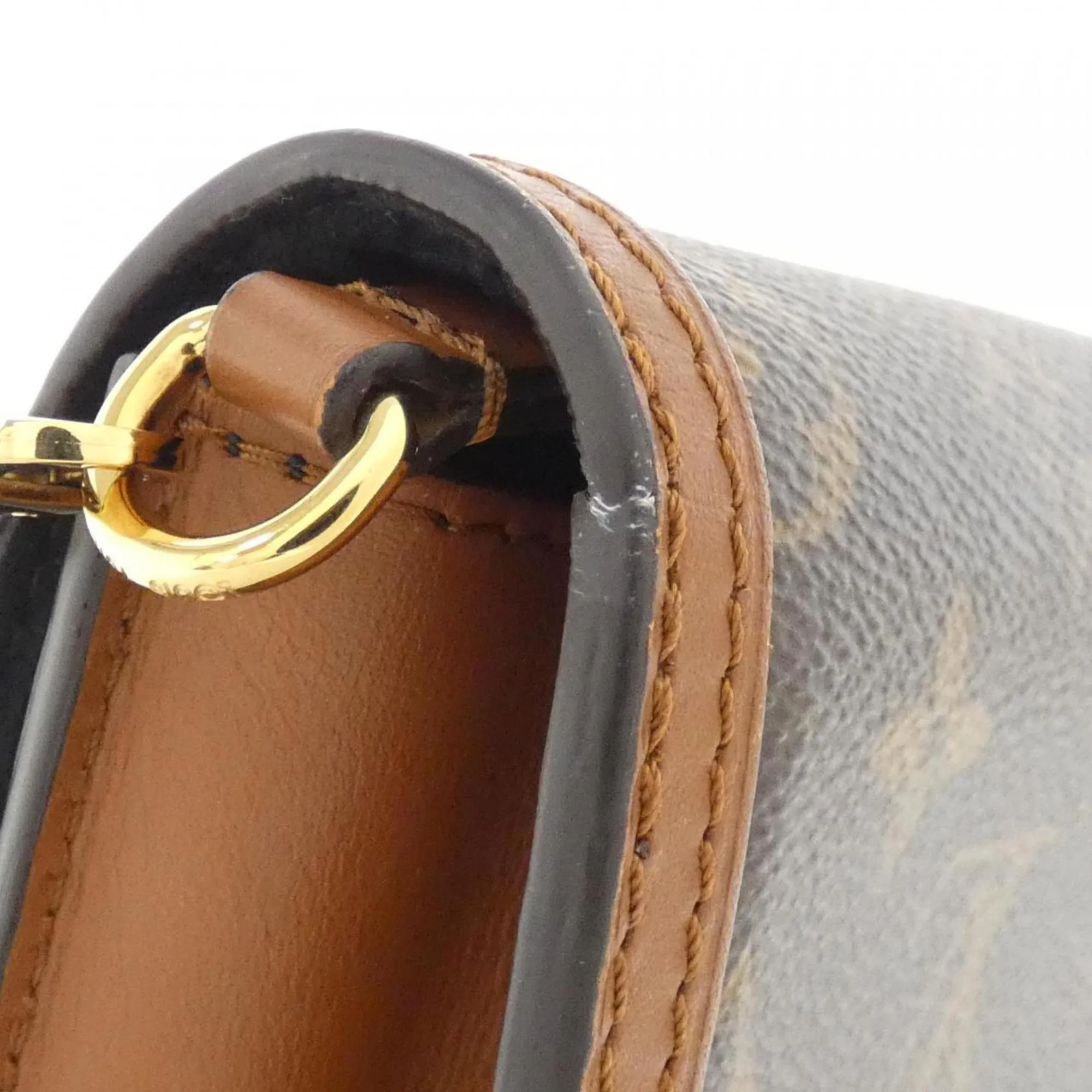 Louis Vuitton Coated Canvas Chain/Shoulder Wallet (Pre-Owned)