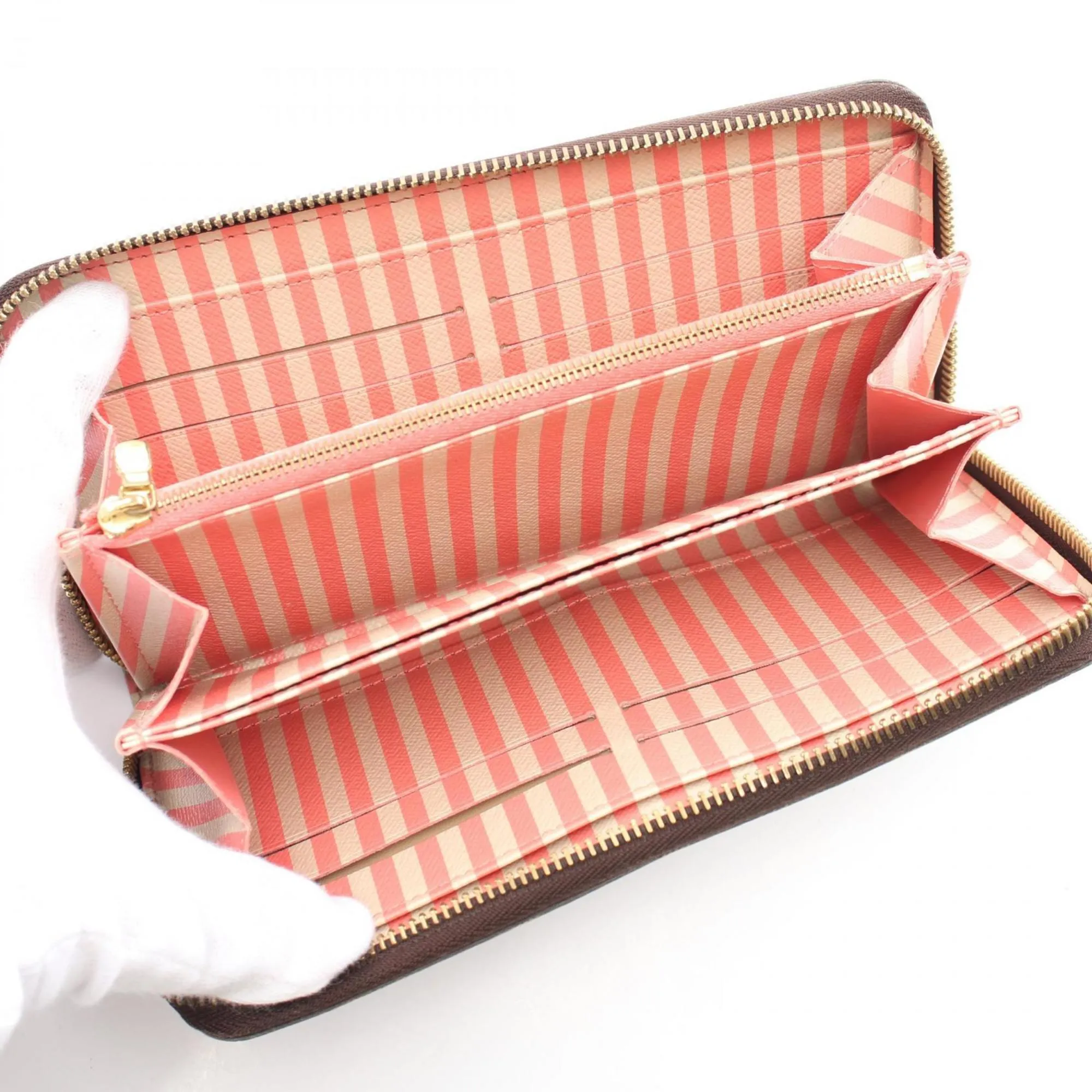 Louis Vuitton  Coated Canvas Long Wallet (Bi-Fold) (Pre-Owned)