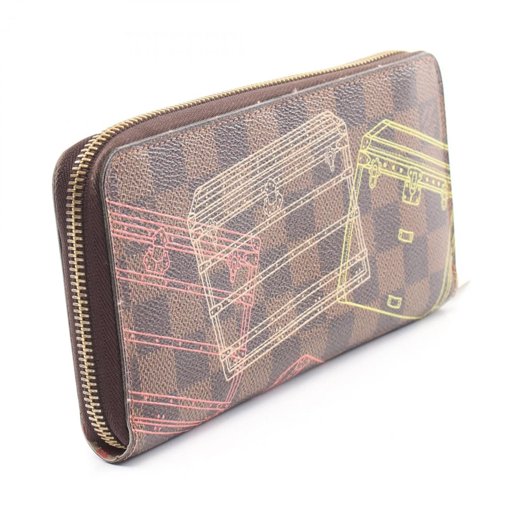 Louis Vuitton  Coated Canvas Long Wallet (Bi-Fold) (Pre-Owned)