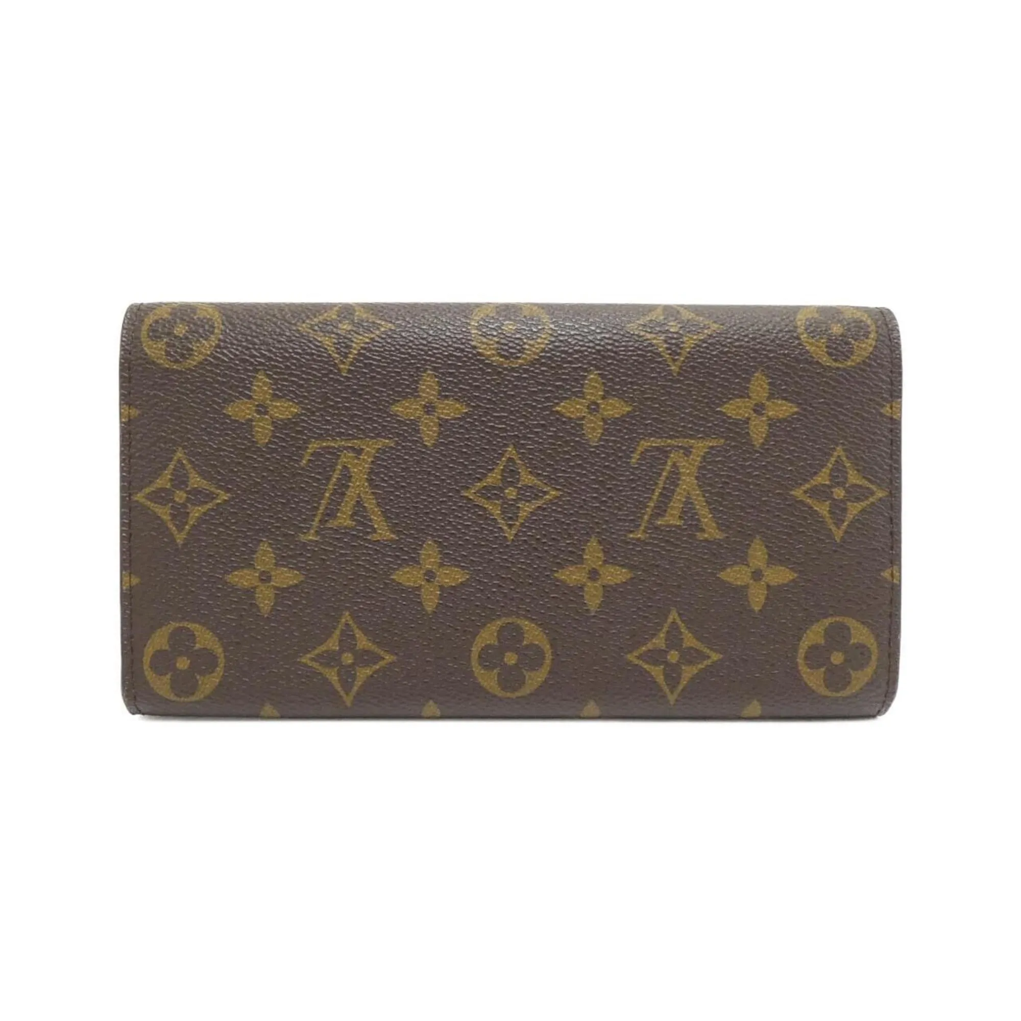 Louis Vuitton Coated Canvas Long Wallet (Bi-Fold) (Pre-Owned)