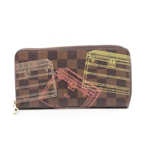 Louis Vuitton  Coated Canvas Long Wallet (Bi-Fold) (Pre-Owned)
