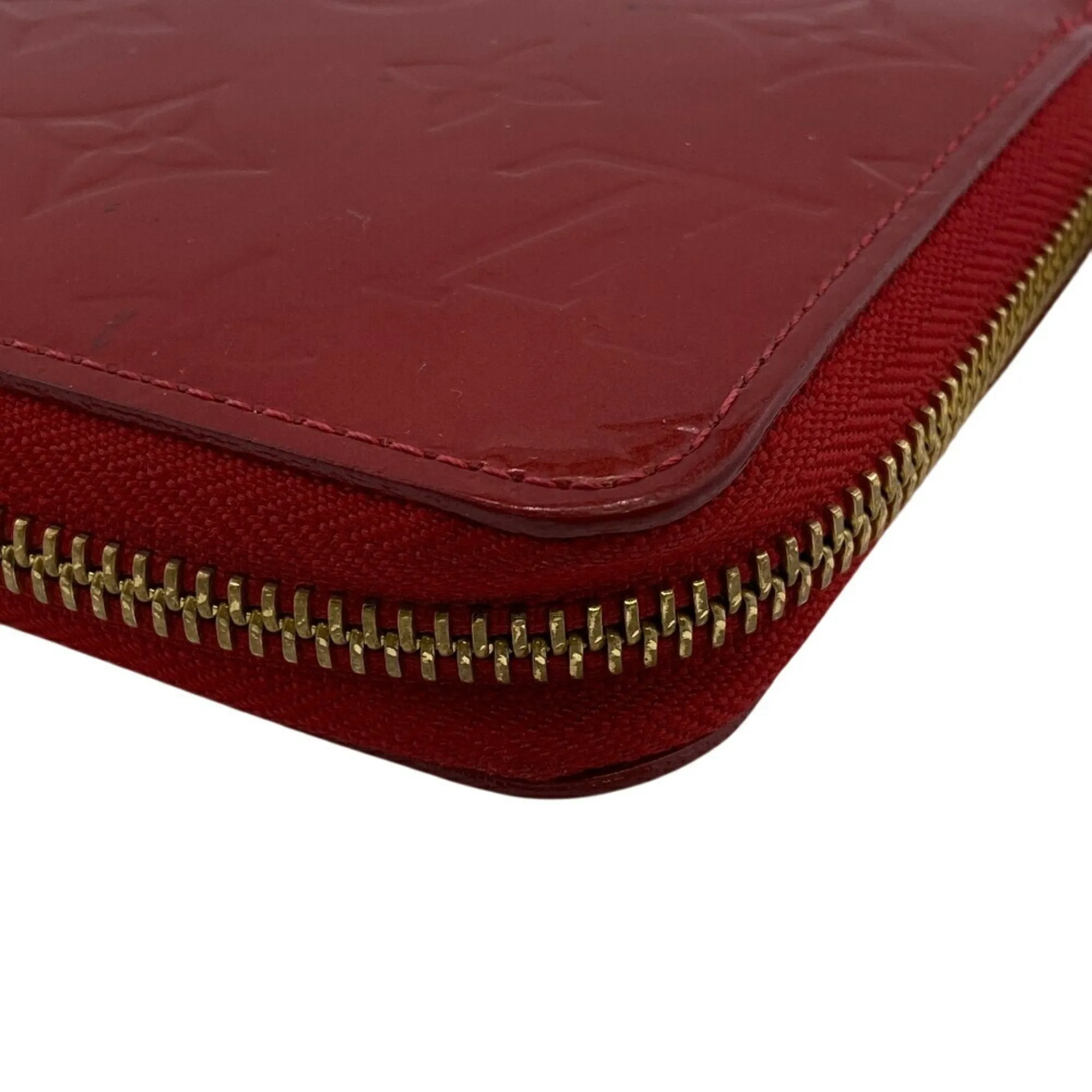 Louis Vuitton Color Rouge Grenadine Vernis Long Wallet (Bi-Fold) (Pre-Owned)