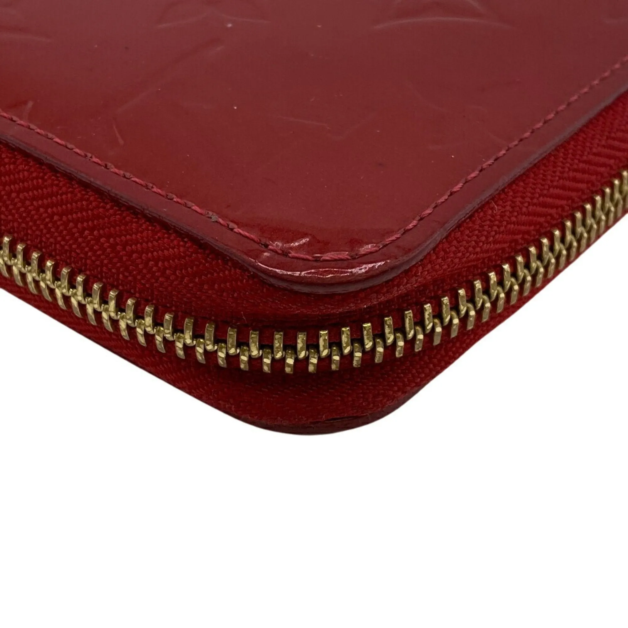 Louis Vuitton Color Rouge Grenadine Vernis Long Wallet (Bi-Fold) (Pre-Owned)