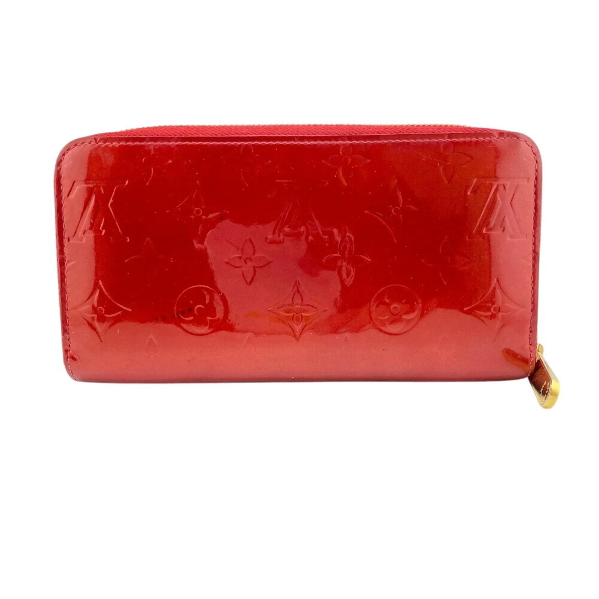 Louis Vuitton Color Rouge Grenadine Vernis Long Wallet (Bi-Fold) (Pre-Owned)