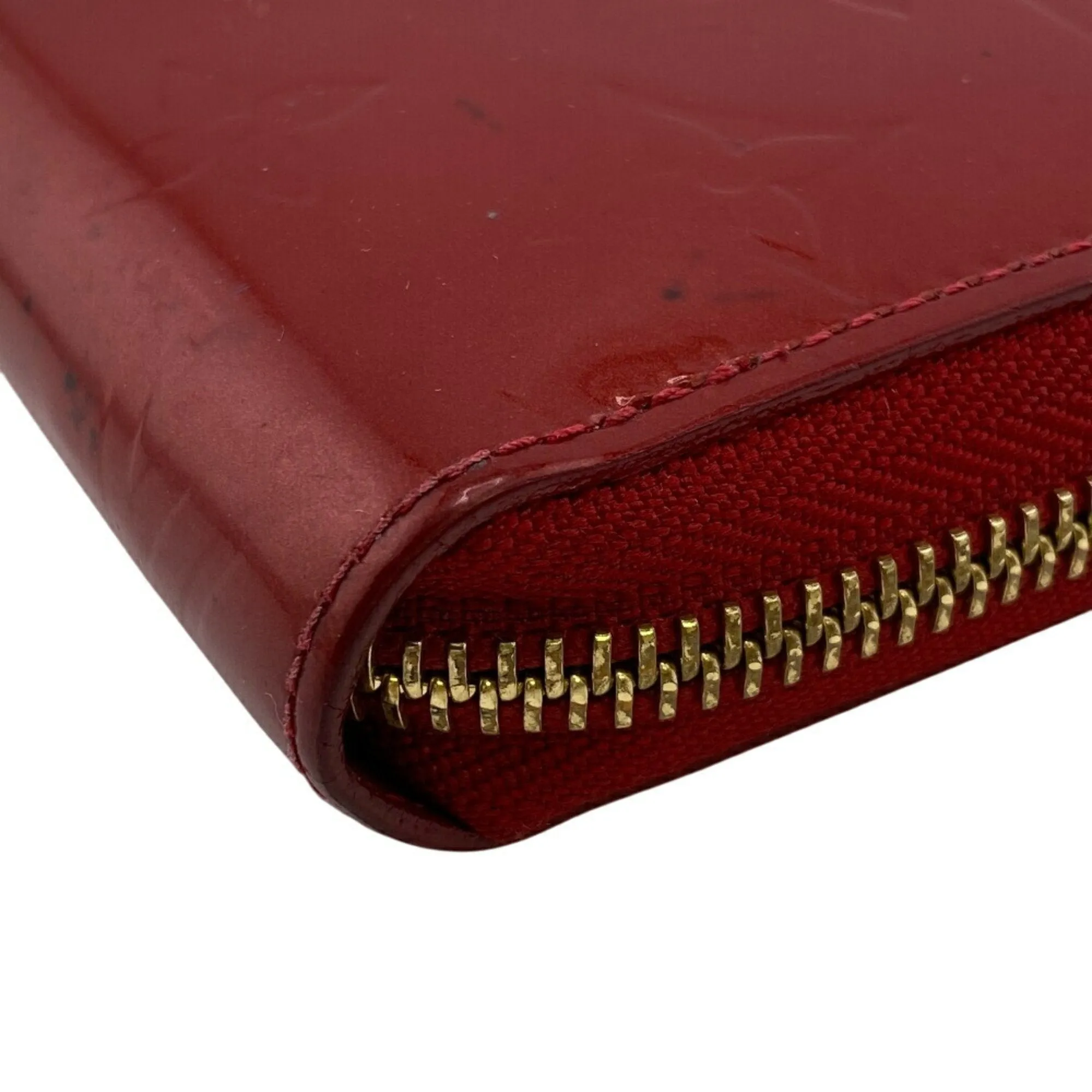 Louis Vuitton Color Rouge Grenadine Vernis Long Wallet (Bi-Fold) (Pre-Owned)