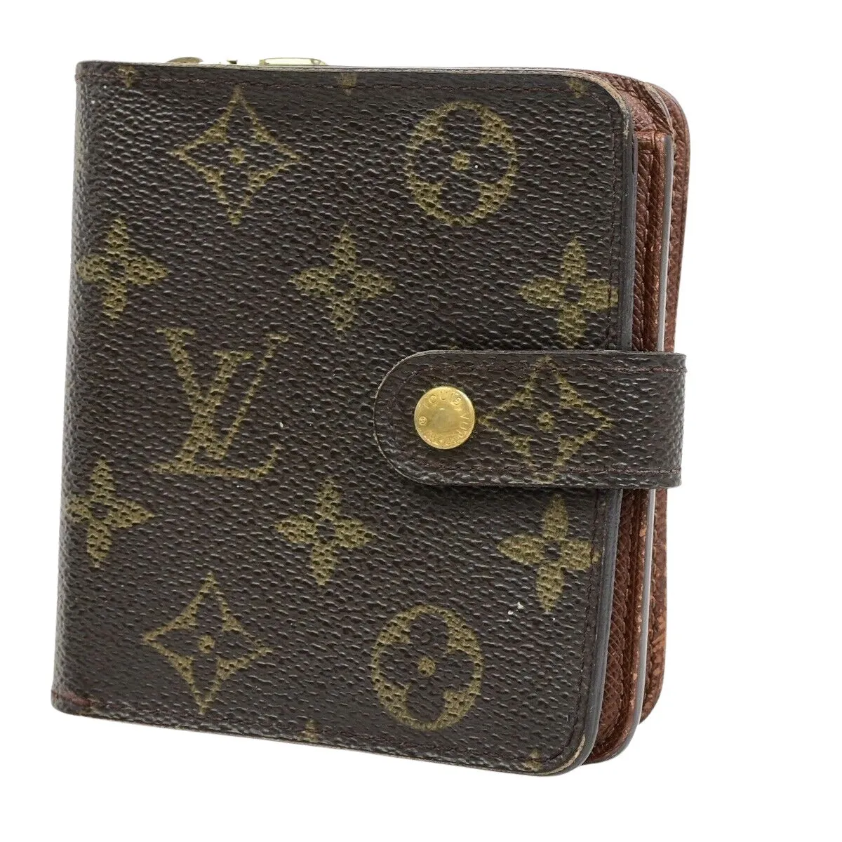 Louis Vuitton Compact Zip Canvas Wallet (Pre-Owned)