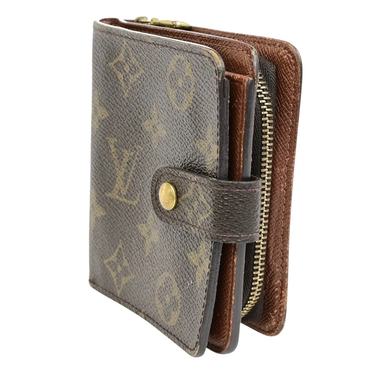 Louis Vuitton Compact Zip Canvas Wallet (Pre-Owned)
