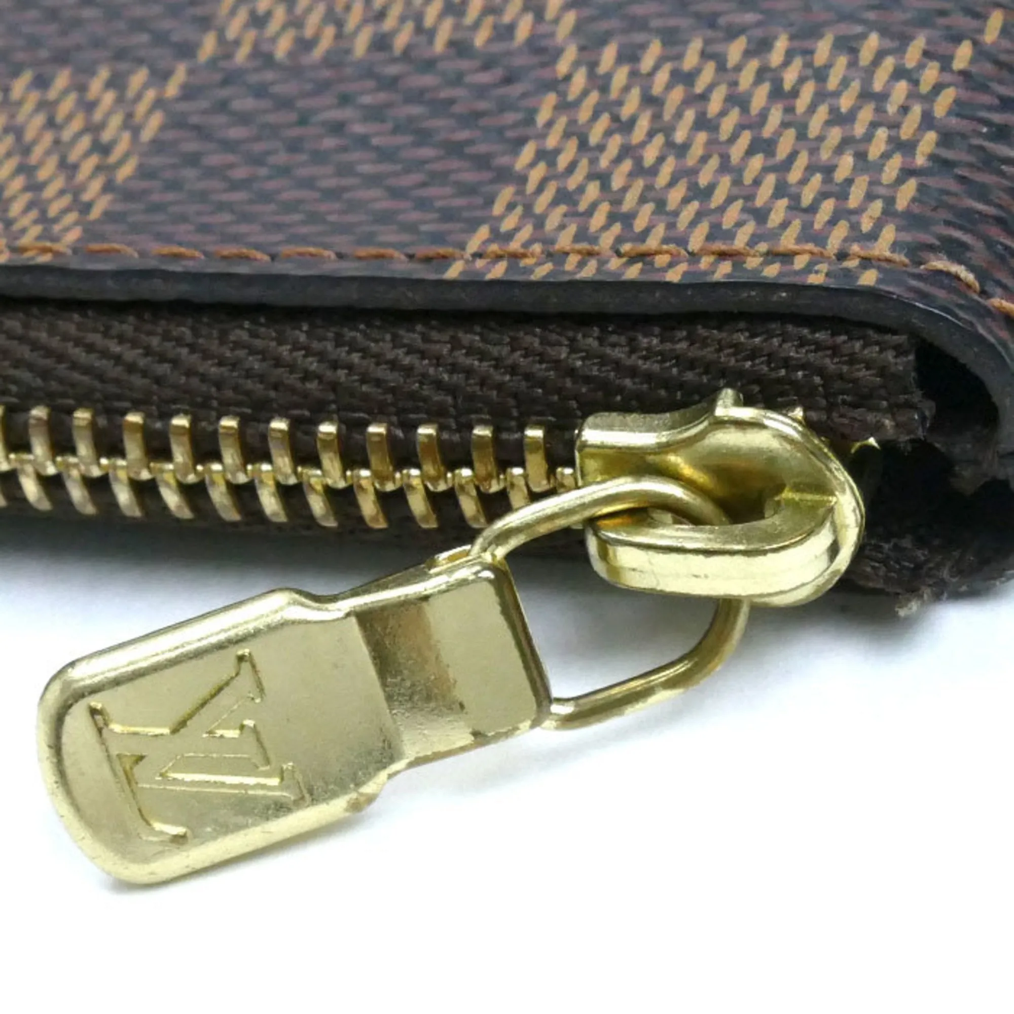 Louis Vuitton Damier Canvas Damier Canvas Coin Purse/Coin Case (Pre-Owned)