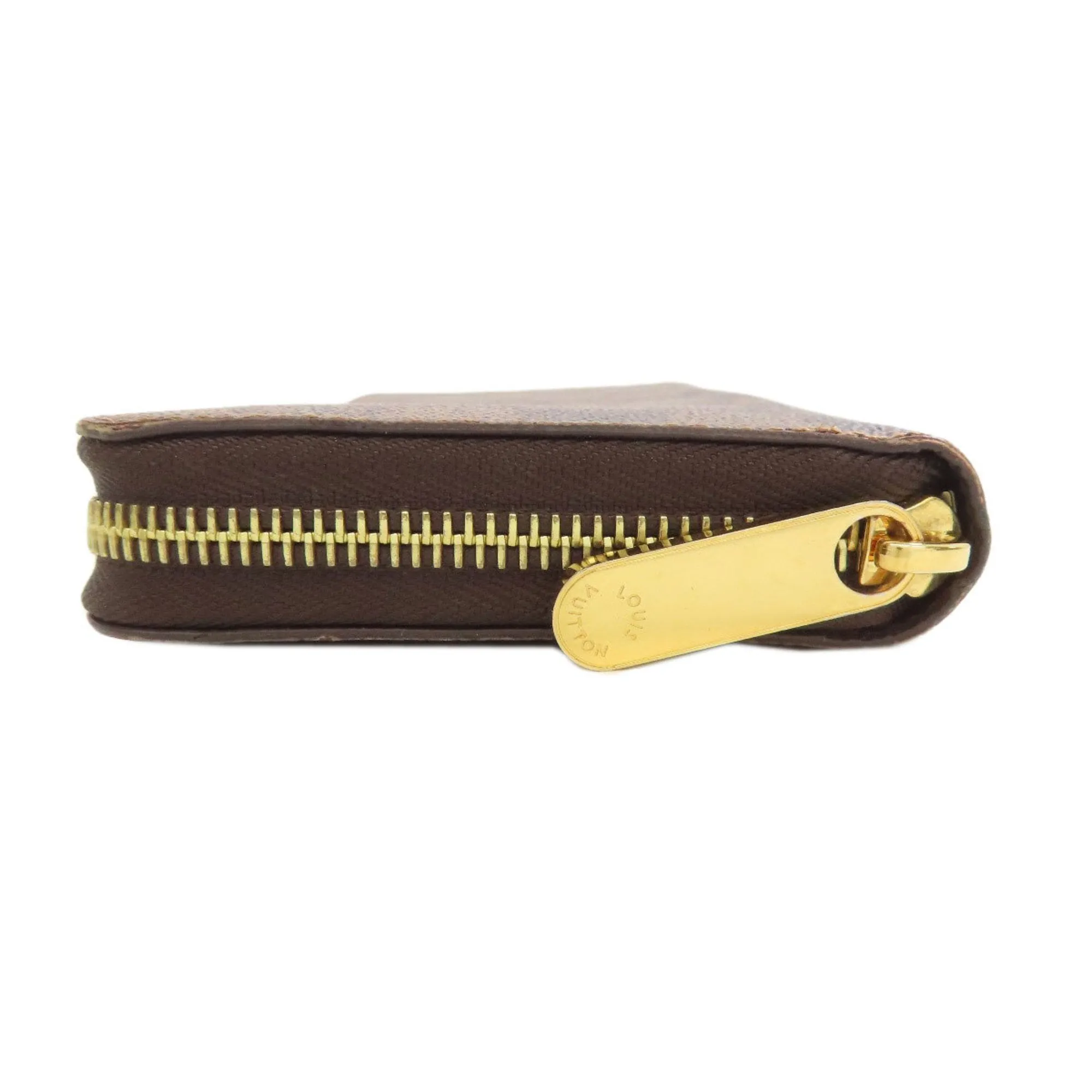 Louis Vuitton Damier Canvas Ebene Damier Canvas Long Wallet (Bi-Fold) (Pre-Owned)