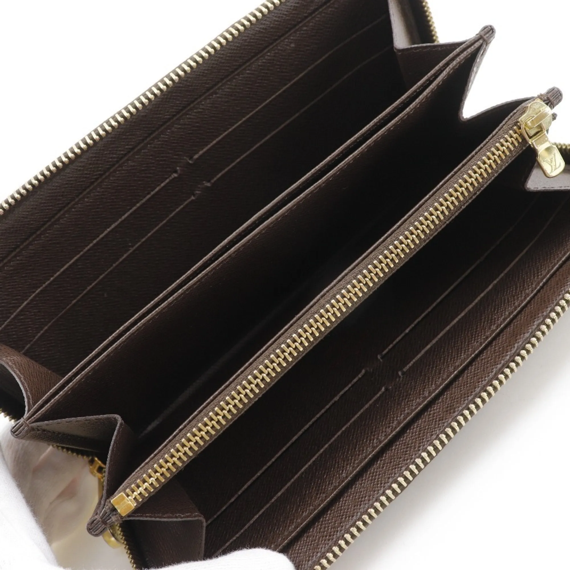 Louis Vuitton Damier Canvas Long Wallet (Bi-Fold) (Pre-Owned)