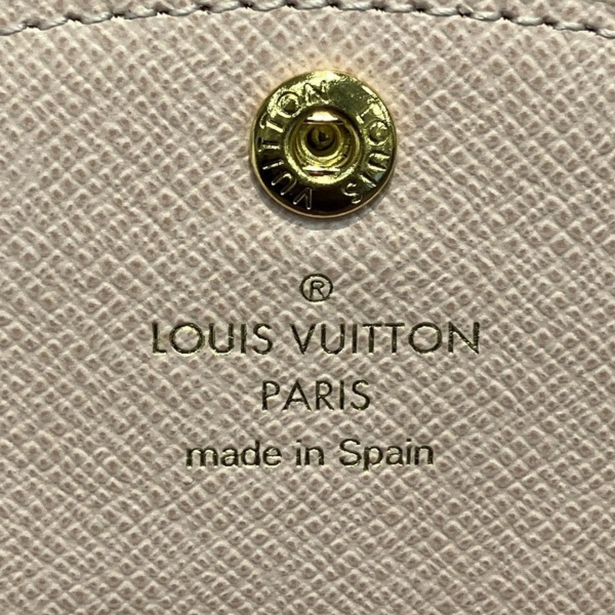 Louis Vuitton Damier Canvas Rose Ballerine Damier Canvas Coin Purse/Coin Case (Pre-Owned)