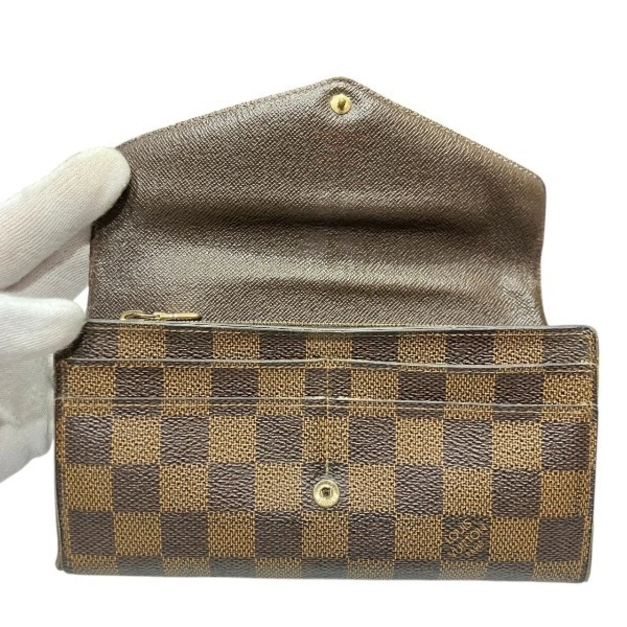 Louis Vuitton Damier Damier Canvas Damier Canvas Long Wallet (Bi-Fold) (Pre-Owned)
