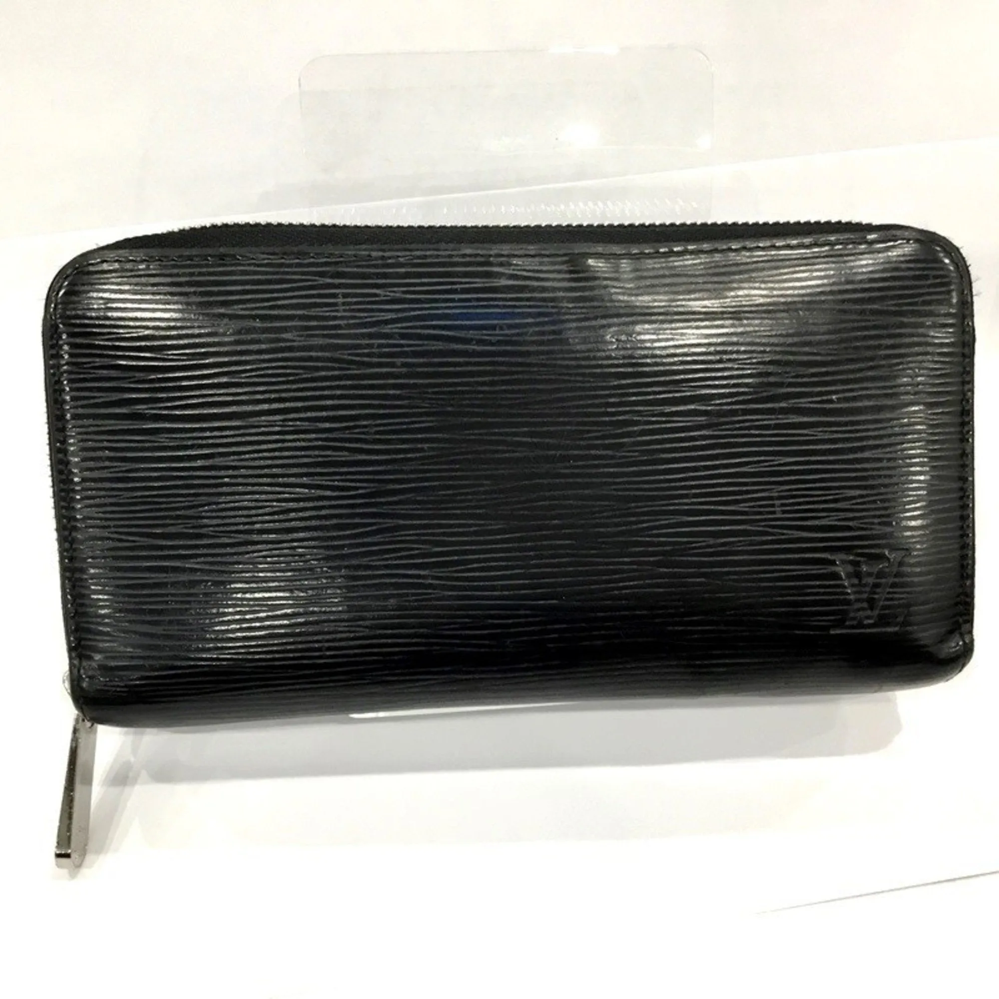 Louis Vuitton Epi Noir Epi Leather Long Wallet (Bi-Fold) (Pre-Owned)