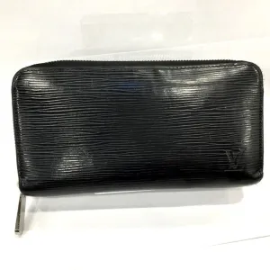 Louis Vuitton Epi Noir Epi Leather Long Wallet (Bi-Fold) (Pre-Owned)